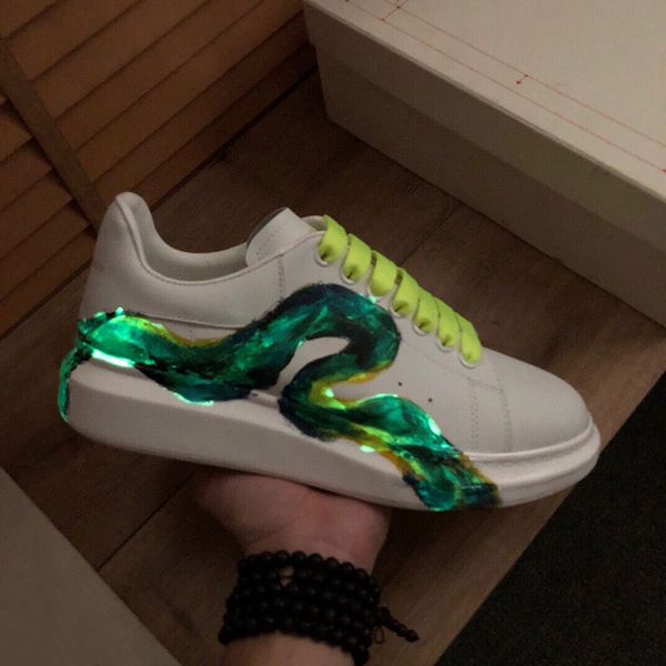 mens noctilucent platform shoes yellow designer sneakers splash paint graffiti 3m reflective leather ins popular womens casual trainers, Black
mens noctilucent platform shoes yellow designer sneakers splash paint graffiti 3m reflective leather ins popular womens casual trainers, Black
