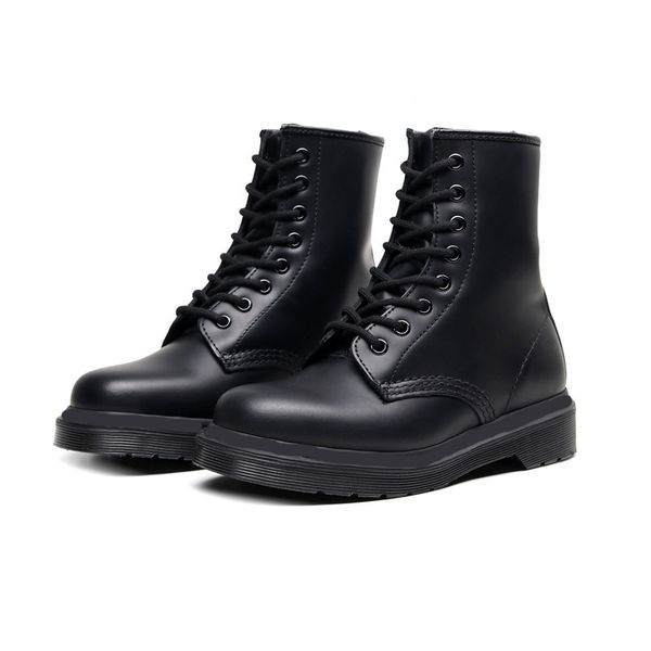 new men women martin shoes fashion designer booties round toe genuine leather boots black 8 holes lace-up size 35-48
new men women martin shoes fashion designer booties round toe genuine leather boots black 8 holes lace-up size 35-48