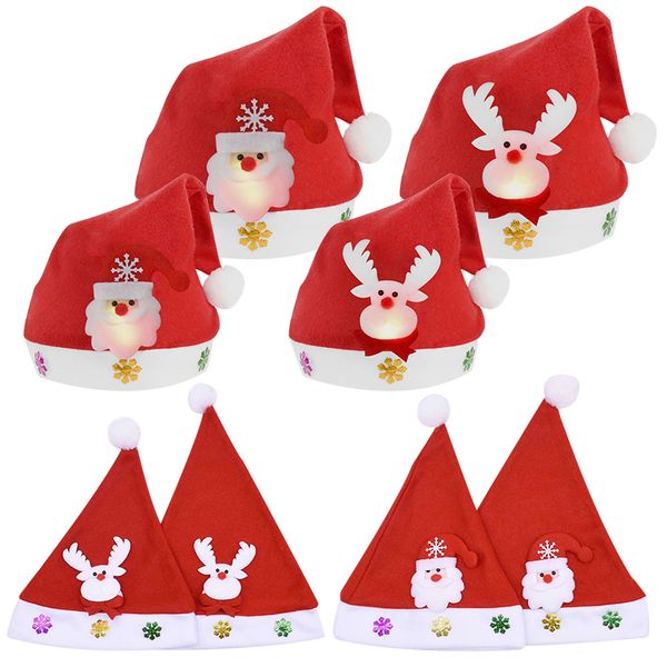 1pcs cotton christmas hats led santa hat santa claus hat for christmas party favors kids cosplay cap
1pcs cotton christmas hats led santa hat santa claus hat for christmas party favors kids cosplay cap