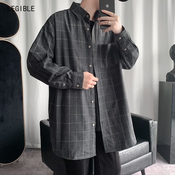 legible 2020 spring autumn plaid shirt men long sleeve shirt casual loose fit male cotton mens shirts, White;black
legible 2020 spring autumn plaid shirt men long sleeve shirt casual loose fit male cotton mens shirts, White;black