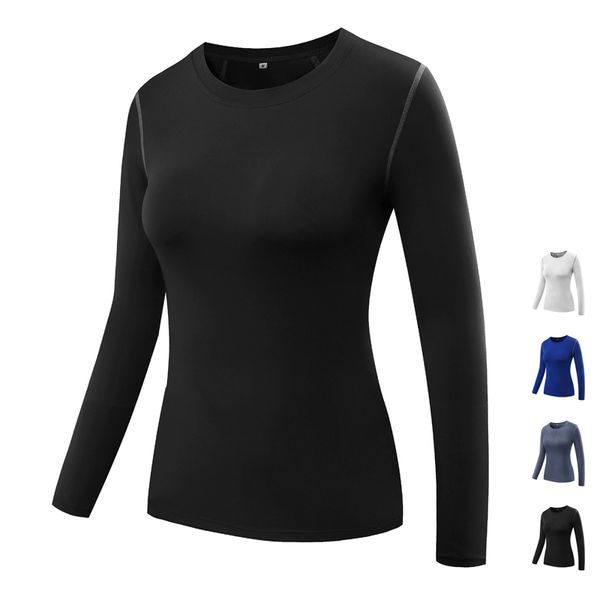 women high elastic compression tights yoga clothing fitness gym exercise training sports clothing quickly dry running yoga long sleeve shirt, White;red
women high elastic compression tights yoga clothing fitness gym exercise training sports clothing quickly dry running yoga long sleeve shirt, White;red