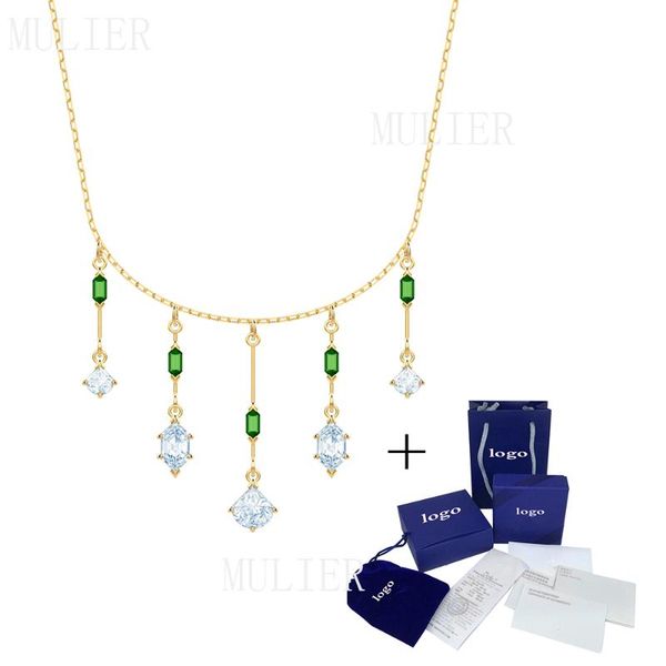 mulier 2020 swa perfection collection beautiful luxury fringe line necklace clavicle chain female 5455519 gift, Silver
mulier 2020 swa perfection collection beautiful luxury fringe line necklace clavicle chain female 5455519 gift, Silver
