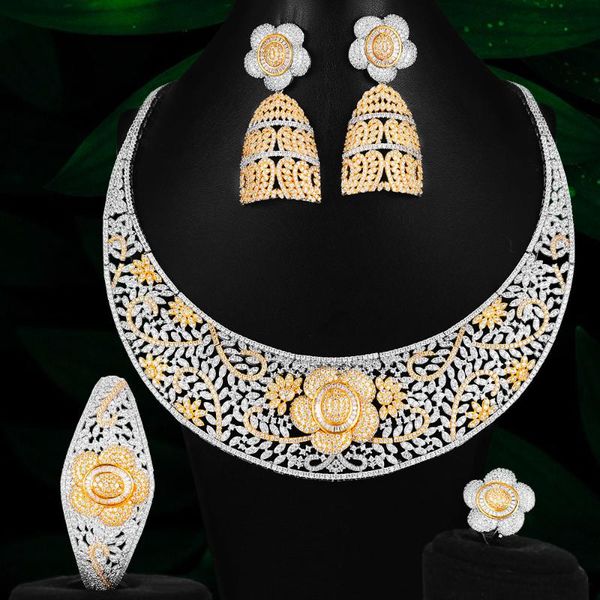 missvikki romantic gift bijoux new design fashion flowers jewelry set sweet cute for lover sister bridal 4 pcs jewelry 2020, Silver
missvikki romantic gift bijoux new design fashion flowers jewelry set sweet cute for lover sister bridal 4 pcs jewelry 2020, Silver