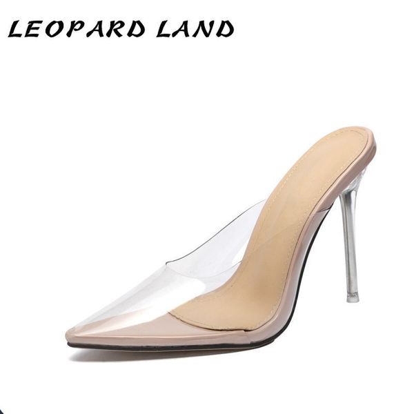leopard land new solid color classic transparent thin heel high heel women's slippers casual slip-on woman sandals summer, Black
leopard land new solid color classic transparent thin heel high heel women's slippers casual slip-on woman sandals summer, Black