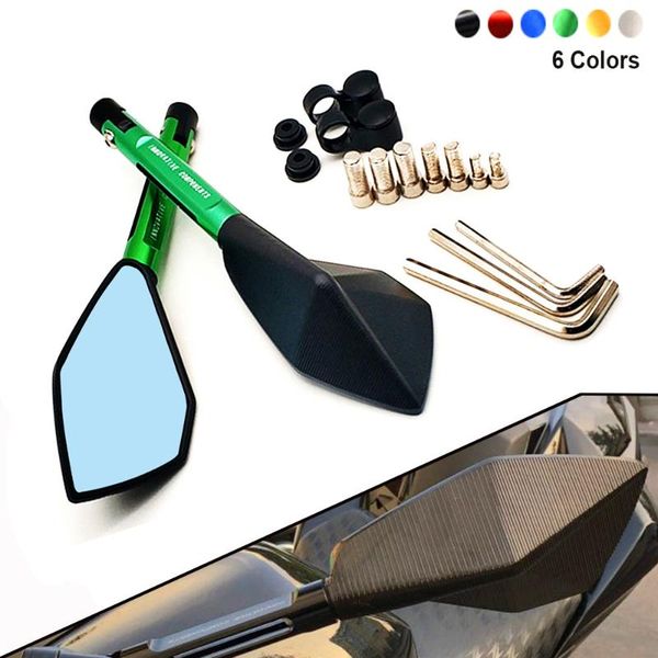 motorcycle retrovisor mirror blue glass rearview side mirrors for zx 6r 10r zx zzr 600 zxr 400 6r ninja gpz500
motorcycle retrovisor mirror blue glass rearview side mirrors for zx 6r 10r zx zzr 600 zxr 400 6r ninja gpz500