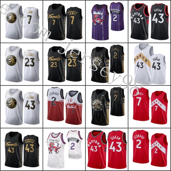 toronto raptors men 7 kyle lowry 43 siakam tracy 23 vanvleet 2 leonard nba basketball jerseys, Black 
toronto raptors men 7 kyle lowry 43 siakam tracy 23 vanvleet 2 leonard nba basketball jerseys, Black