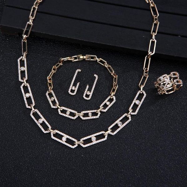 4pcs geometry charm jewelry sets for women wedding statement necklace bracelet cubic zirconia earring ring jewelry set n0417, Silver
4pcs geometry charm jewelry sets for women wedding statement necklace bracelet cubic zirconia earring ring jewelry set n0417, Silver
