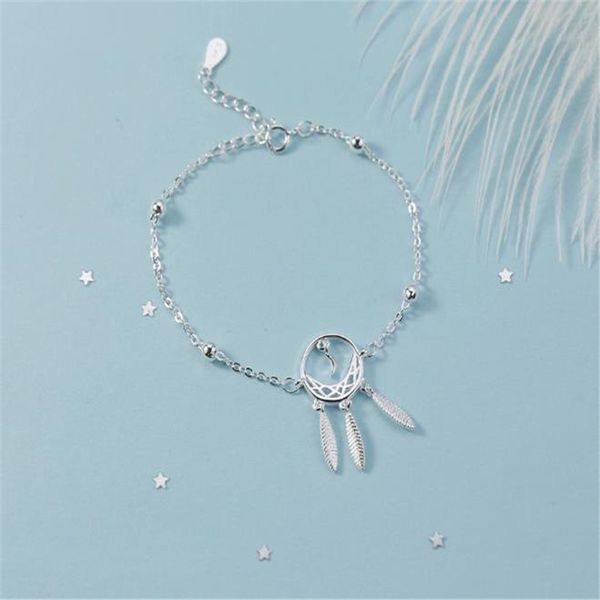 2020 new 925 sterling zilveren kwastje veer charm armband voor vrouwen armband & armband fashion party sieraden, Black
2020 new 925 sterling zilveren kwastje veer charm armband voor vrouwen armband & armband fashion party sieraden, Black