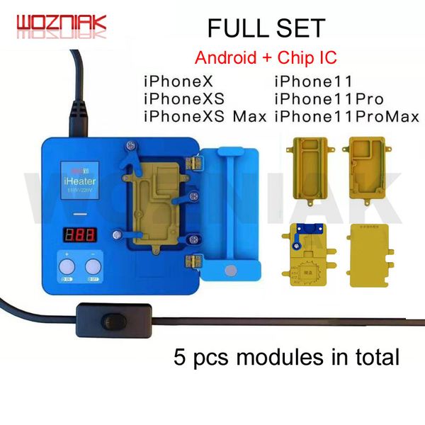 jc iheater 220v/110v pre-heating station thermostat platform heating plate for android 11 pro x xs max motherboard fixtur
jc iheater 220v/110v pre-heating station thermostat platform heating plate for android 11 pro x xs max motherboard fixtur