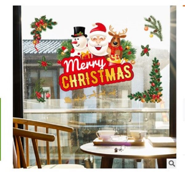 2021 christmas decoration glass sticker window shop window decoration santa claus snowflake decoration pendant sticker 003
2021 christmas decoration glass sticker window shop window decoration santa claus snowflake decoration pendant sticker 003