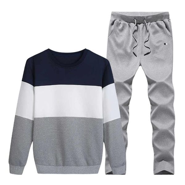 gym clothing men's autumn and winter fashion wild stitching sweater tracksuits conjunto moletom feminino inverno pullover men set #3, White;black
gym clothing men's autumn and winter fashion wild stitching sweater tracksuits conjunto moletom feminino inverno pullover men set #3, White;black