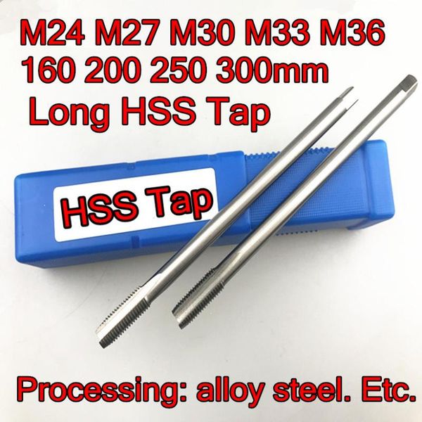 m24 m27 m30 m33 m36-160mm 200mm 250mm 300mm h2 long hss machine tap processing: alloy steel, etc ing
m24 m27 m30 m33 m36-160mm 200mm 250mm 300mm h2 long hss machine tap processing: alloy steel, etc ing