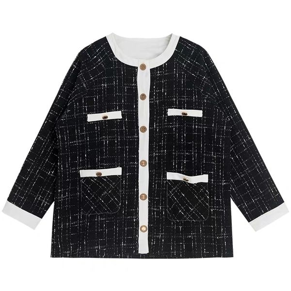 perhaps u women black white tweed single-breasted patchwork outwear button o neck vintage retro coat pocket c0226
perhaps u women black white tweed single-breasted patchwork outwear button o neck vintage retro coat pocket c0226