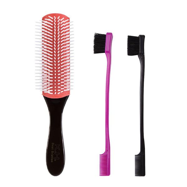 cushion brush nylon bristles hair styling comb set professional brush barbers hair styling comb pratical maquillage #by, Silver
cushion brush nylon bristles hair styling comb set professional brush barbers hair styling comb pratical maquillage #by, Silver