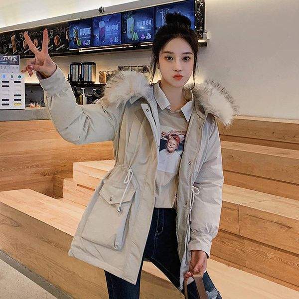 women's down & parkas cotton coat female loose hooded warm oversized winter jacket women clothes padded thick coats q2921, Black
women's down & parkas cotton coat female loose hooded warm oversized winter jacket women clothes padded thick coats q2921, Black