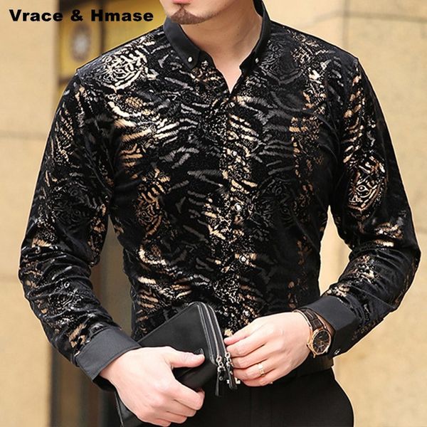 personality velvet arrival print gold shirt fashion s-xxxl new c0925 autumn&winter bussiness casual quality shirt men boutique leopard ollj
personality velvet arrival print gold shirt fashion s-xxxl new c0925 autumn&winter bussiness casual quality shirt men boutique leopard ollj