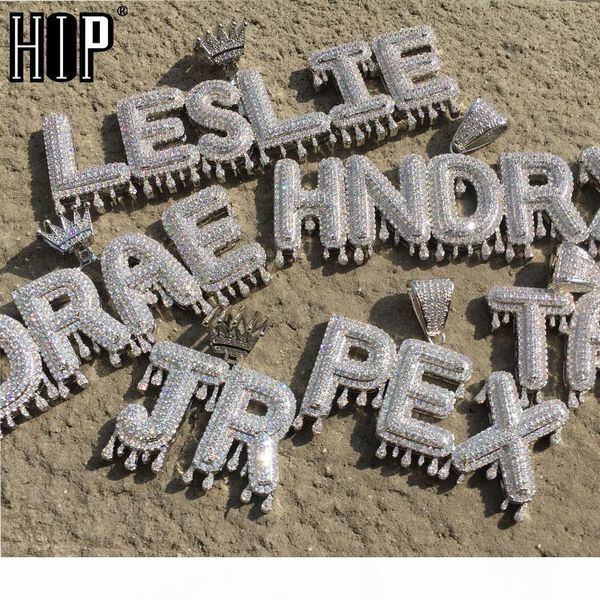 hip hop custom name cubic zircon crown drip iced out bubble letters chain pendants&necklaces for men jewelry cuban tennis chain, Silver
hip hop custom name cubic zircon crown drip iced out bubble letters chain pendants&necklaces for men jewelry cuban tennis chain, Silver