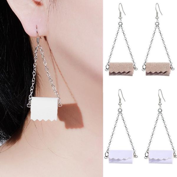 creative pu leather toilet roll earrings necklace set dangle geometric tissue roll paper cute earring for women designer jewelry gifts, Silver
creative pu leather toilet roll earrings necklace set dangle geometric tissue roll paper cute earring for women designer jewelry gifts, Silver