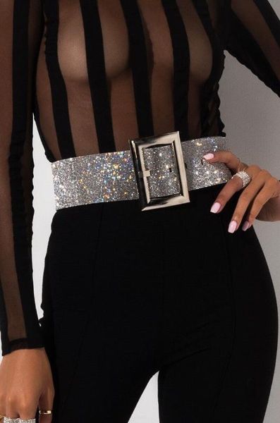 eastokes women belt bling rhinestones crystal wide belt diamond shiny band nightclub waist belts, Black;brown
eastokes women belt bling rhinestones crystal wide belt diamond shiny band nightclub waist belts, Black;brown