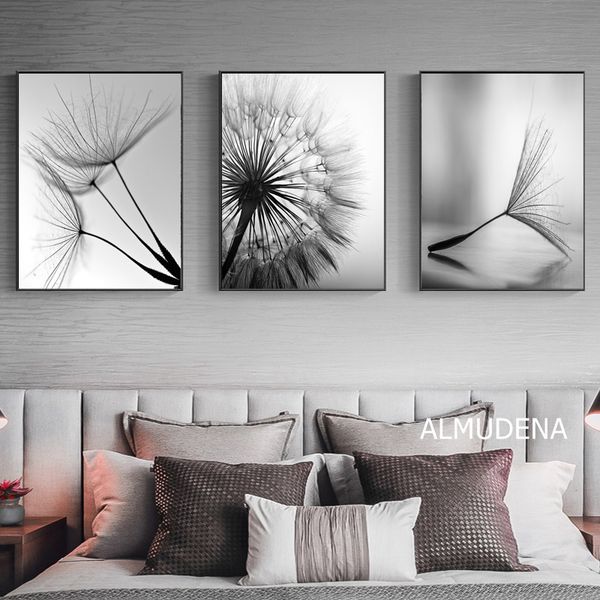 dandelion flower canvas painting modern black white art pictures for home decoration living room abstract wall poster no frame
dandelion flower canvas painting modern black white art pictures for home decoration living room abstract wall poster no frame