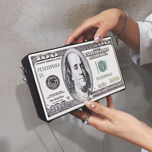 Chic Dollar Print Box Women Shoulder Bags Chains Crossbody Bag Pu Leather Small Square Purses Ladies Clutch Bag
Chic Dollar Print Box Women Shoulder Bags Chains Crossbody Bag Pu Leather Small Square Purses Ladies Clutch Bag