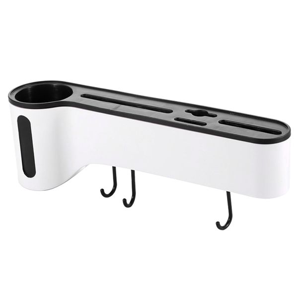 with hooks chopsticks spoon punch-kitchen cutlery holder pp wall mounted 
with hooks chopsticks spoon punch-kitchen cutlery holder pp wall mounted