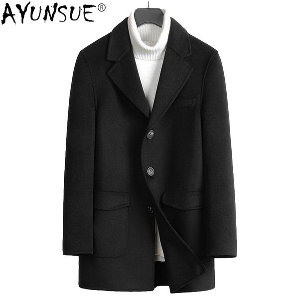 ayunsue winter jacket men clothing real wool fur coat male windbreaker autumn jackets for men casual parka erkekler ceket lxr944, Black
ayunsue winter jacket men clothing real wool fur coat male windbreaker autumn jackets for men casual parka erkekler ceket lxr944, Black