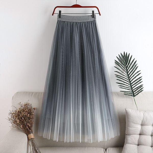 summer 2020 gradient starry sky women tutu tulle skirt spring autumn a line skirt high waist long midi pleated mesh skirts femme, Black
summer 2020 gradient starry sky women tutu tulle skirt spring autumn a line skirt high waist long midi pleated mesh skirts femme, Black