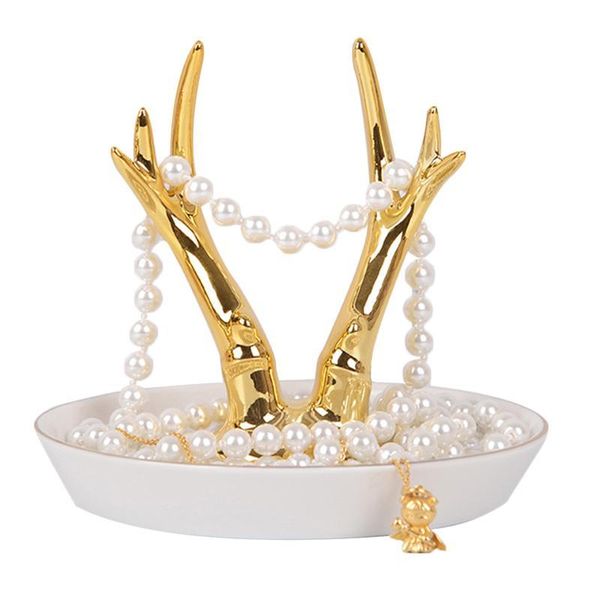 trays necklace antler ceramic plate shaped deer ring jewelry accessories storage tray organizer ipxrm home2001
trays necklace antler ceramic plate shaped deer ring jewelry accessories storage tray organizer ipxrm home2001