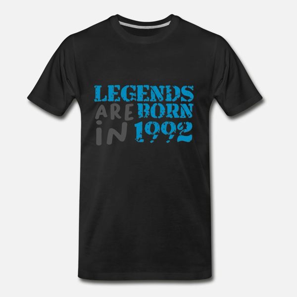 legends are born in 1992 t shirt men printed short sleeve size s-3xl male interesting comical summer outfit shirt, White;black
legends are born in 1992 t shirt men printed short sleeve size s-3xl male interesting comical summer outfit shirt, White;black