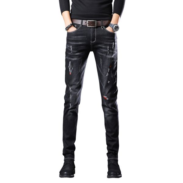 jeans for men slim fit pants classic 2020 jeans male denim designer trousers casual skinny straight elasticity pants, Blue
jeans for men slim fit pants classic 2020 jeans male denim designer trousers casual skinny straight elasticity pants, Blue