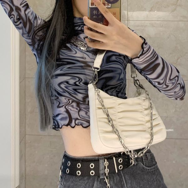 vintage pleated women purse handbags pu leather ladies chain hobos underarm shoulder bag fashion design girls messenger bags
vintage pleated women purse handbags pu leather ladies chain hobos underarm shoulder bag fashion design girls messenger bags