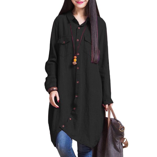 womens and blouses irregular hem buttons loose casual shirts 3xl 4xl 5xl plus size vintage long female tunic oversized, White 
womens and blouses irregular hem buttons loose casual shirts 3xl 4xl 5xl plus size vintage long female tunic oversized, White