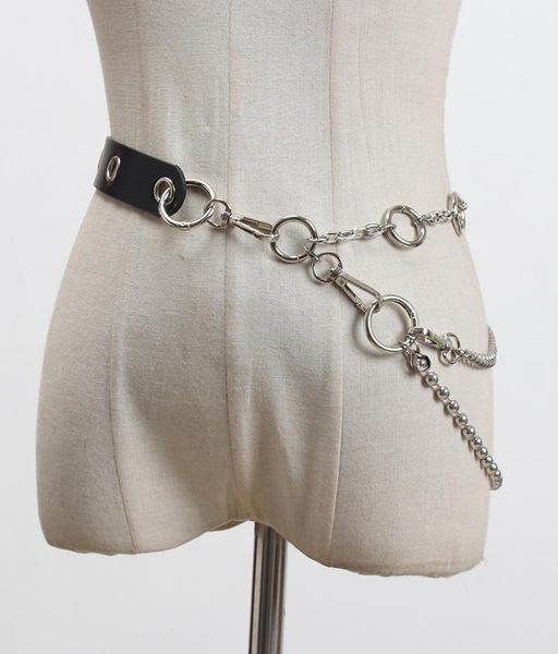 multi-layers waist chain 2020 design pu metal waistband women punk street dj shirt chain belts shirt pant jeant girdle caestus, Black;brown
multi-layers waist chain 2020 design pu metal waistband women punk street dj shirt chain belts shirt pant jeant girdle caestus, Black;brown