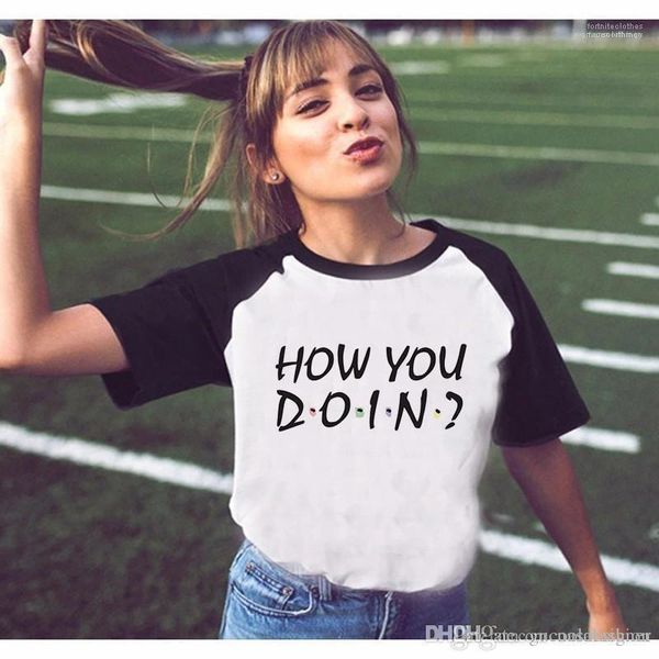 женщины тиса повседневной crew neck женские топы лето письмо печать женщина tshirts модельер завернутых панели, White
женщины тиса повседневной crew neck женские топы лето письмо печать женщина tshirts модельер завернутых панели, White