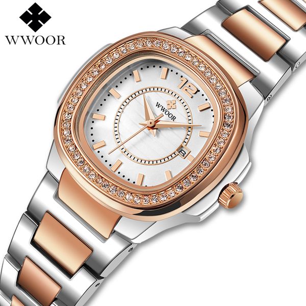 2020 women watches wwoor quartz date clock silver rose gold waterproof ladies diamond wrist watch female wristwatch, Slivery;brown
2020 women watches wwoor quartz date clock silver rose gold waterproof ladies diamond wrist watch female wristwatch, Slivery;brown