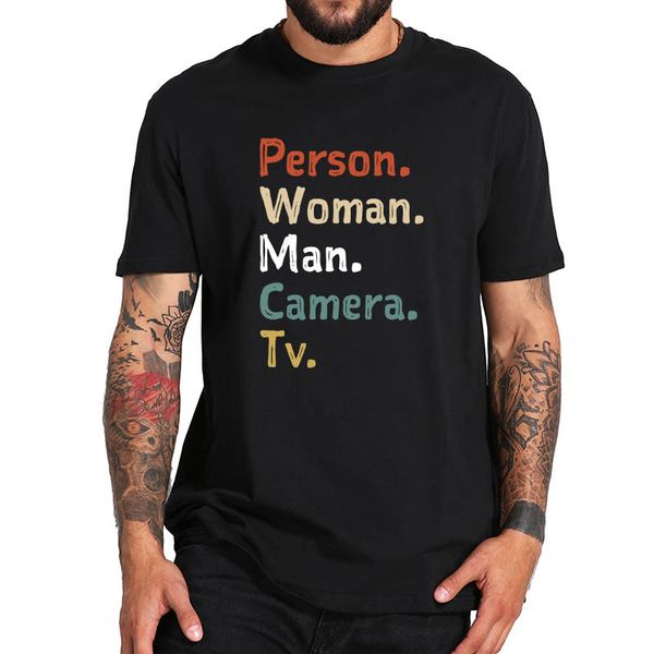 person woman man camera tv. go vote t shirt pure cotton t shirt soft short sleeve tee
person woman man camera tv. go vote t shirt pure cotton t shirt soft short sleeve tee