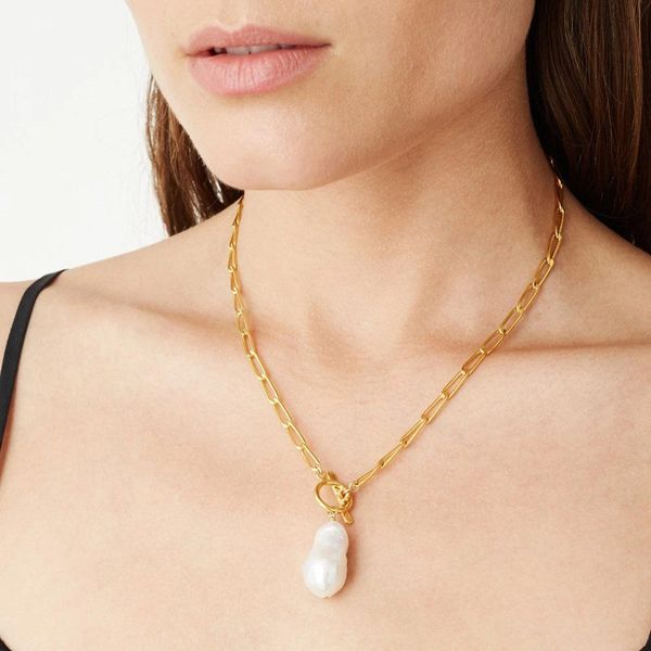 genuine freshwater pearl necklace gold color toggle clasp boho baroque pearl necklace for women ladies unique design, Silver
genuine freshwater pearl necklace gold color toggle clasp boho baroque pearl necklace for women ladies unique design, Silver