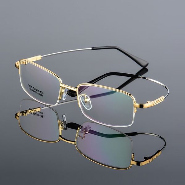 w-143 titanium alloy memory thin temple men eyeglasses eyewear frame half rim myopia prescription glasses frames flash deals, Black
w-143 titanium alloy memory thin temple men eyeglasses eyewear frame half rim myopia prescription glasses frames flash deals, Black