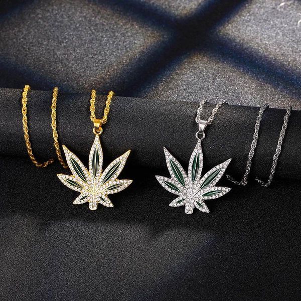 new rhinestone leaf necklace europe and america men's neutral full pendant tide men's accessories, Silver
new rhinestone leaf necklace europe and america men's neutral full pendant tide men's accessories, Silver