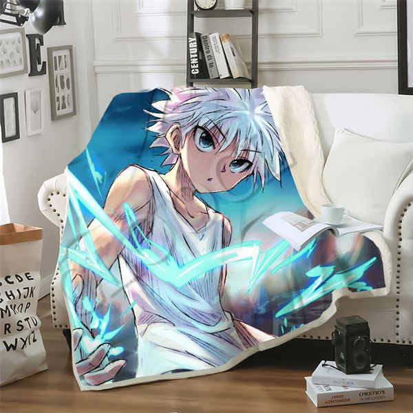 cloocl 2020 popular hunter x hunter blanket 3d print japanese anime double layer fashion sofa youth bedding throw autumn and winter blankets
cloocl 2020 popular hunter x hunter blanket 3d print japanese anime double layer fashion sofa youth bedding throw autumn and winter blankets