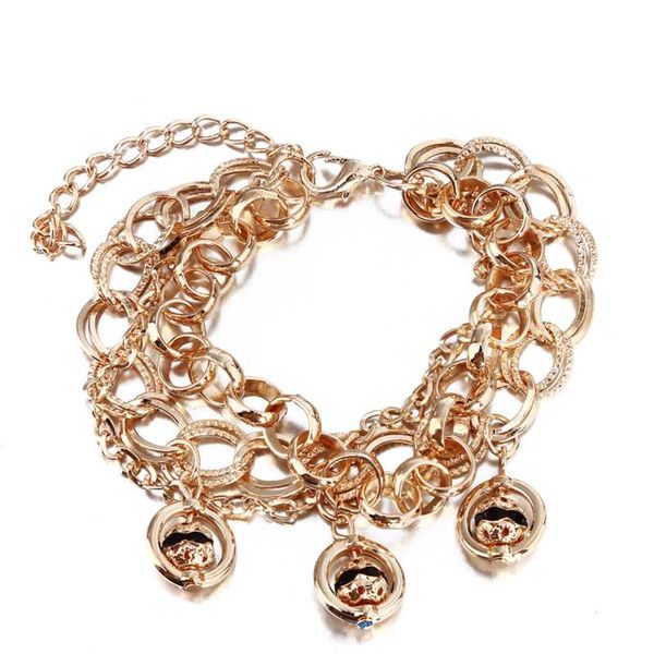 korean multilayer geometrical bracelet round number 3 pendant jewelry luxury woman accessories gift, Golden;silver
korean multilayer geometrical bracelet round number 3 pendant jewelry luxury woman accessories gift, Golden;silver