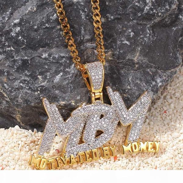 custom letter motivated by money pendant with cuba chain gold silver color bling cubic zircon men's hip hop necklace jewelry for gift
custom letter motivated by money pendant with cuba chain gold silver color bling cubic zircon men's hip hop necklace jewelry for gift