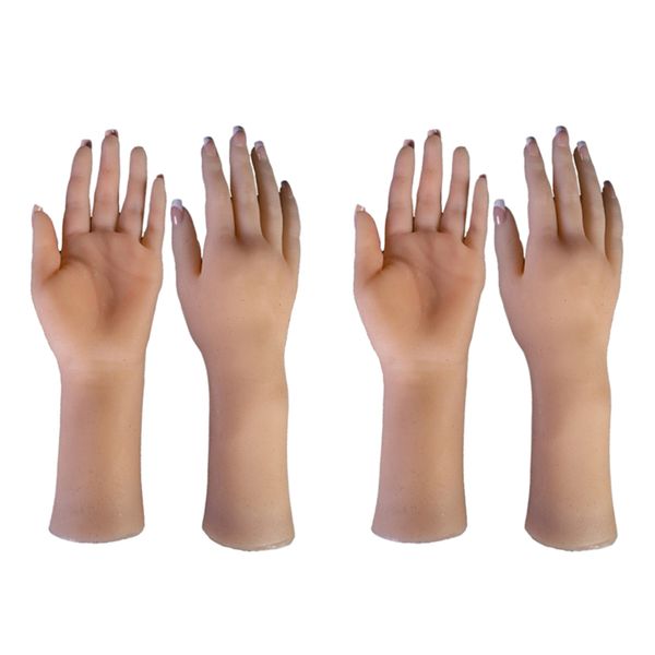 2 pair silicone mannequin fake hands jewelry bangles ring display hand model
2 pair silicone mannequin fake hands jewelry bangles ring display hand model