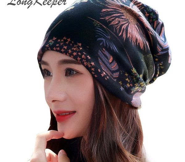 longkeeper new women hat polyester casual floral women's hats spring autumn female cap scarf 3 colors fashion beanies y18110503, Blue;gray
longkeeper new women hat polyester casual floral women's hats spring autumn female cap scarf 3 colors fashion beanies y18110503, Blue;gray