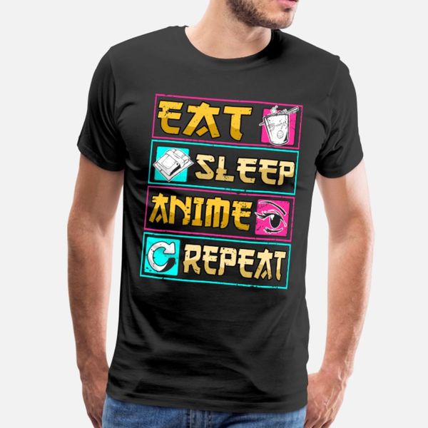funny anime eat sleep repeat saying gift t shirt men designs short sleeve s-xxxl clothes graphic basic summer style natural shirt
funny anime eat sleep repeat saying gift t shirt men designs short sleeve s-xxxl clothes graphic basic summer style natural shirt