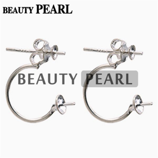 10 pairs wholesale 925 sterling silver jewellery findings earstud front and back two way pearl earring settings, Slivery;crystal
10 pairs wholesale 925 sterling silver jewellery findings earstud front and back two way pearl earring settings, Slivery;crystal