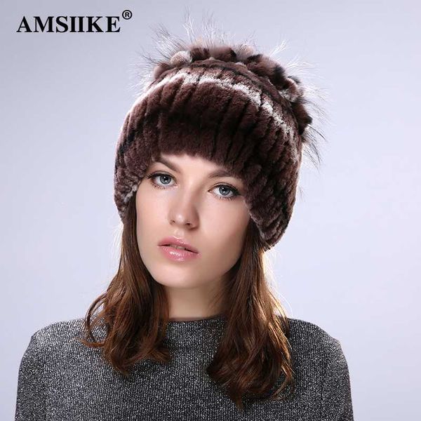 amsiike women's hats rex fur female cap with silver fur hat 2020 winter new style fashion knitted beanies hat tm713, Blue;gray
amsiike women's hats rex fur female cap with silver fur hat 2020 winter new style fashion knitted beanies hat tm713, Blue;gray