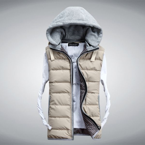 2020 new winter sleeveless down jacket vest casual cotton man parkas outwear men masculino coletes coats blue,black,beige,red, Black;white
2020 new winter sleeveless down jacket vest casual cotton man parkas outwear men masculino coletes coats blue,black,beige,red, Black;white