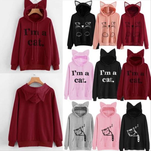 женские толстовки женщины cat толстовка с длинным рукавом толстовка jumper пальто с капюшоном пуловер tops падения доставка хорошее качество, Black
женские толстовки женщины cat толстовка с длинным рукавом толстовка jumper пальто с капюшоном пуловер tops падения доставка хорошее качество, Black